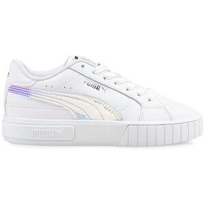 PUMA Cali Star, Puma White/Puma Silver 6.5 Big Kid